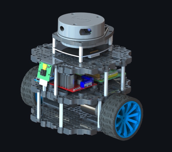 Simulated Differential Drive Robot